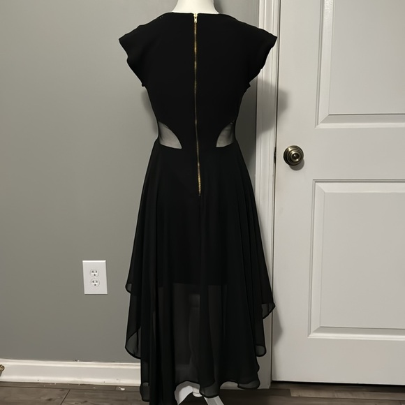 Malloy- black dress with outer skirt (not detachable) - medium - Picture 4 of 6